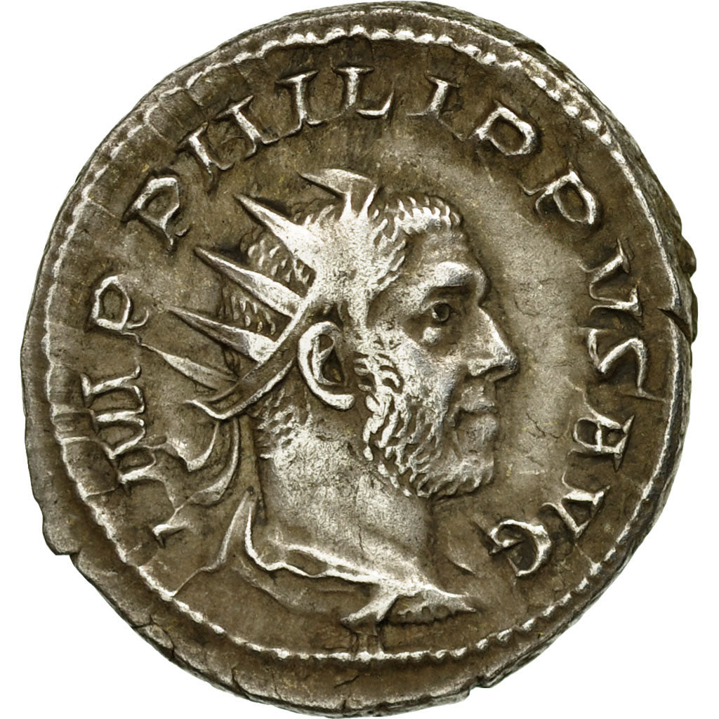 Coin, Philip I, Antoninianus, 248, Rome, EF(40-45), Billon, RIC:24c