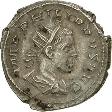 Coin, Philip II, Antoninianus, 248, Rome, AU(50-53), Billon, RIC:224