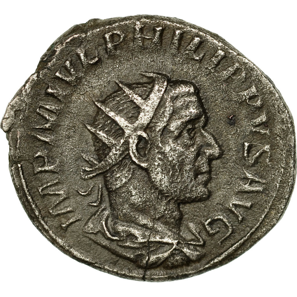 Coin, Philip I, Antoninianus, 246, Rome, EF(40-45), Billon, RIC:27b