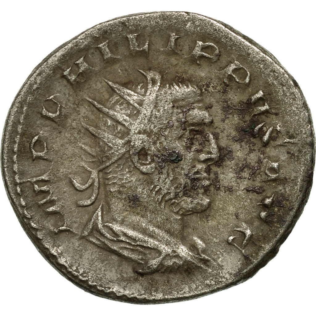 Coin, Philip I, Antoninianus, 248, Rome, EF(40-45), Billon, RIC:7