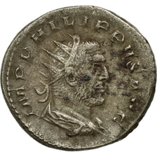 Coin, Philip I, Antoninianus, 248, Rome, EF(40-45), Billon, RIC:7