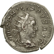 Coin, Philip II, Antoninianus, 246-248, Rome, AU(50-53), Billon, RIC:223