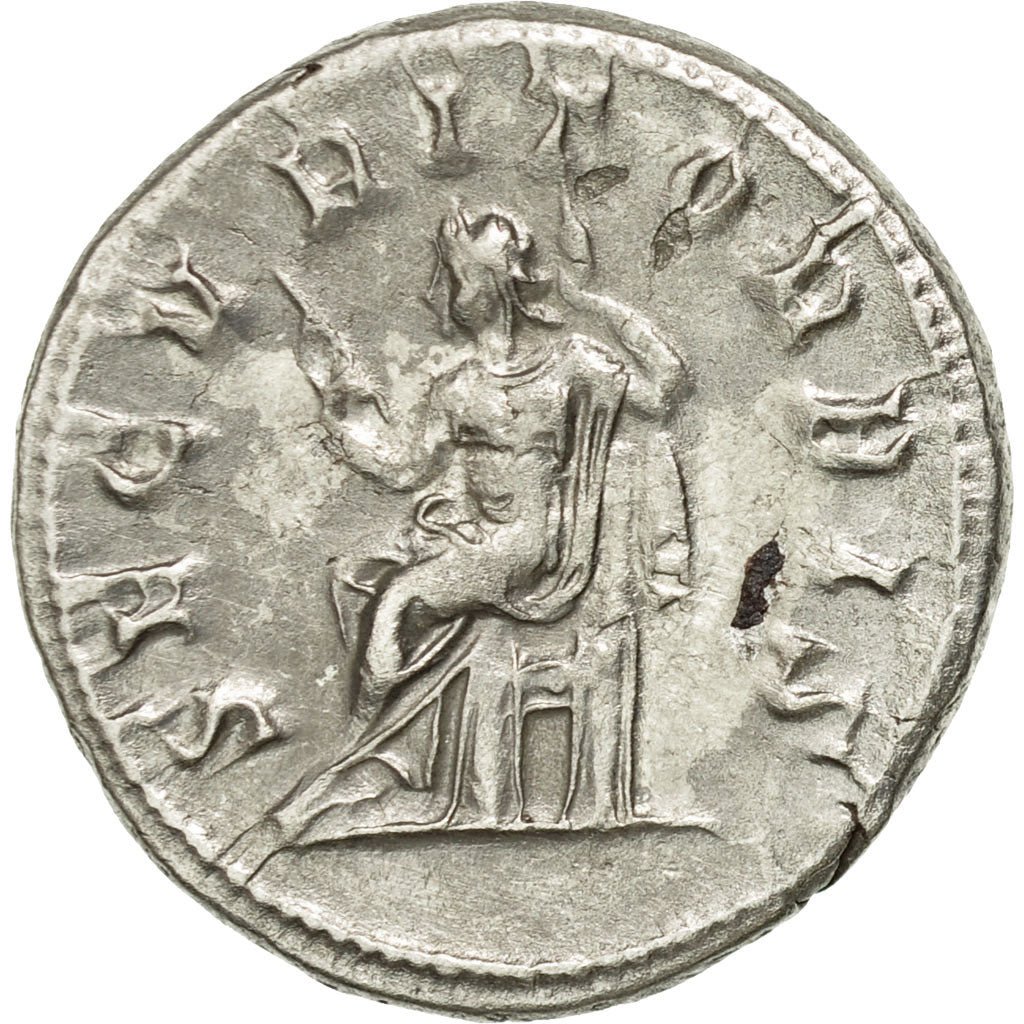 Coin, Philip I, Antoninianus, 244-247, Rome, EF(40-45), Billon, RIC:48b