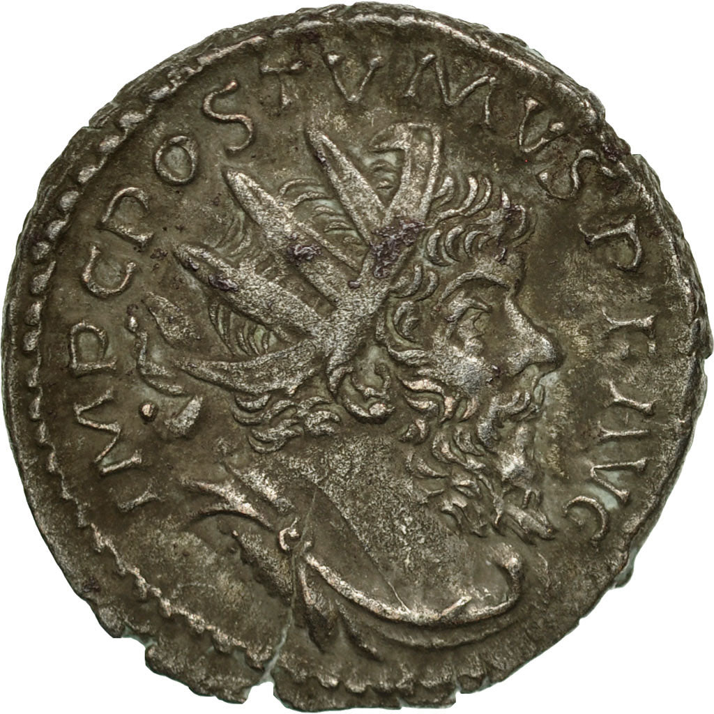 Coin, Postumus, Antoninianus, 260-269, Trier or Cologne, AU(50-53), Billon