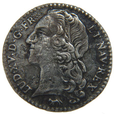 FRANCE, 1/10 Écu au bandeau, 12 Sols, 1/10 ECU, 1743, Dijon, KM #511.16, ...