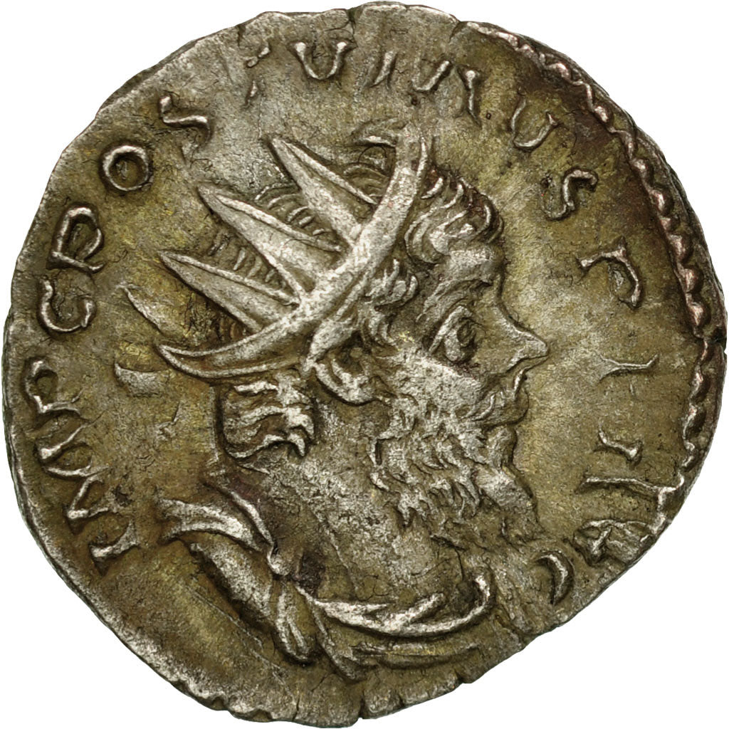 Coin, Postumus, Antoninianus, 260-269, Trier or Cologne, EF(40-45), Billon