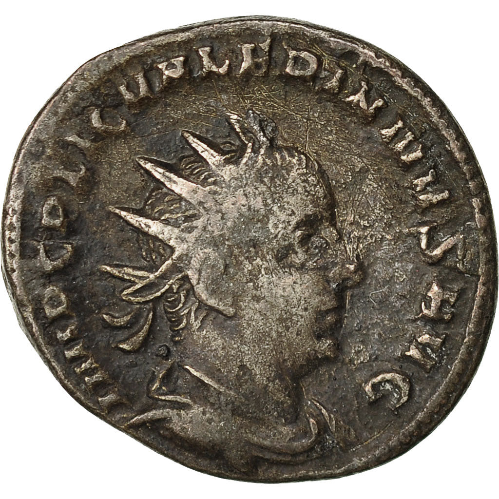 Coin, Valerian I, Antoninianus, 254, Rome, VF(30-35), Billon, RIC:125
