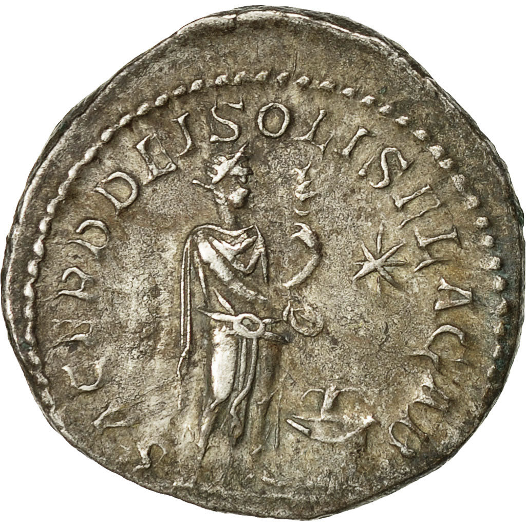 Coin, Elagabalus, Denarius, 218-222, Rome, AU(50-53), Silver, RIC:131