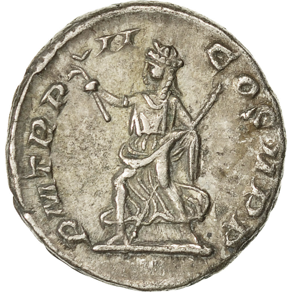Coin, Elagabalus, Denarius, 219, Rome, AU(50-53), Silver, RIC:21