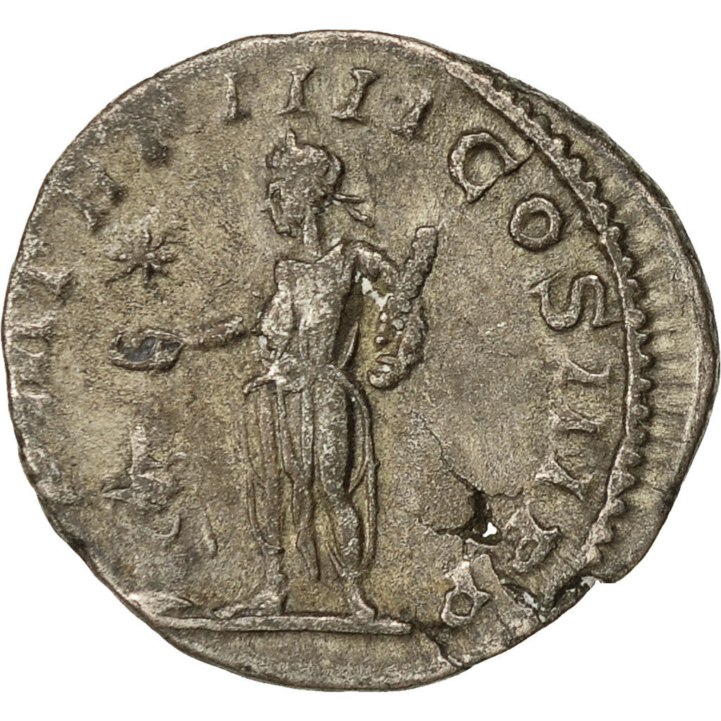 Coin, Elagabalus, Denarius, 221, Rome, EF(40-45), Silver, RIC:46