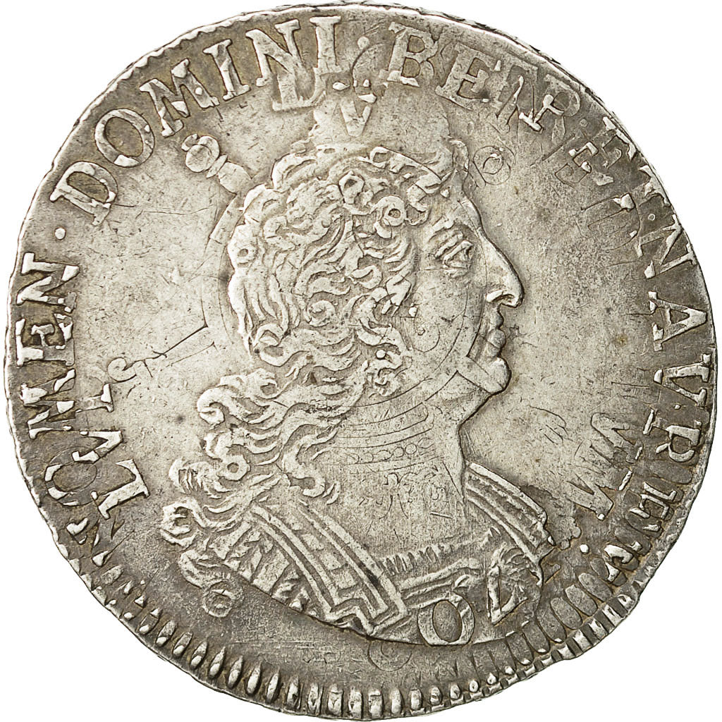 Coin, France, Louis XIV, 1/2 Écu aux 8 L, 1/2 Ecu, 1704, Paris, EF(40-45)