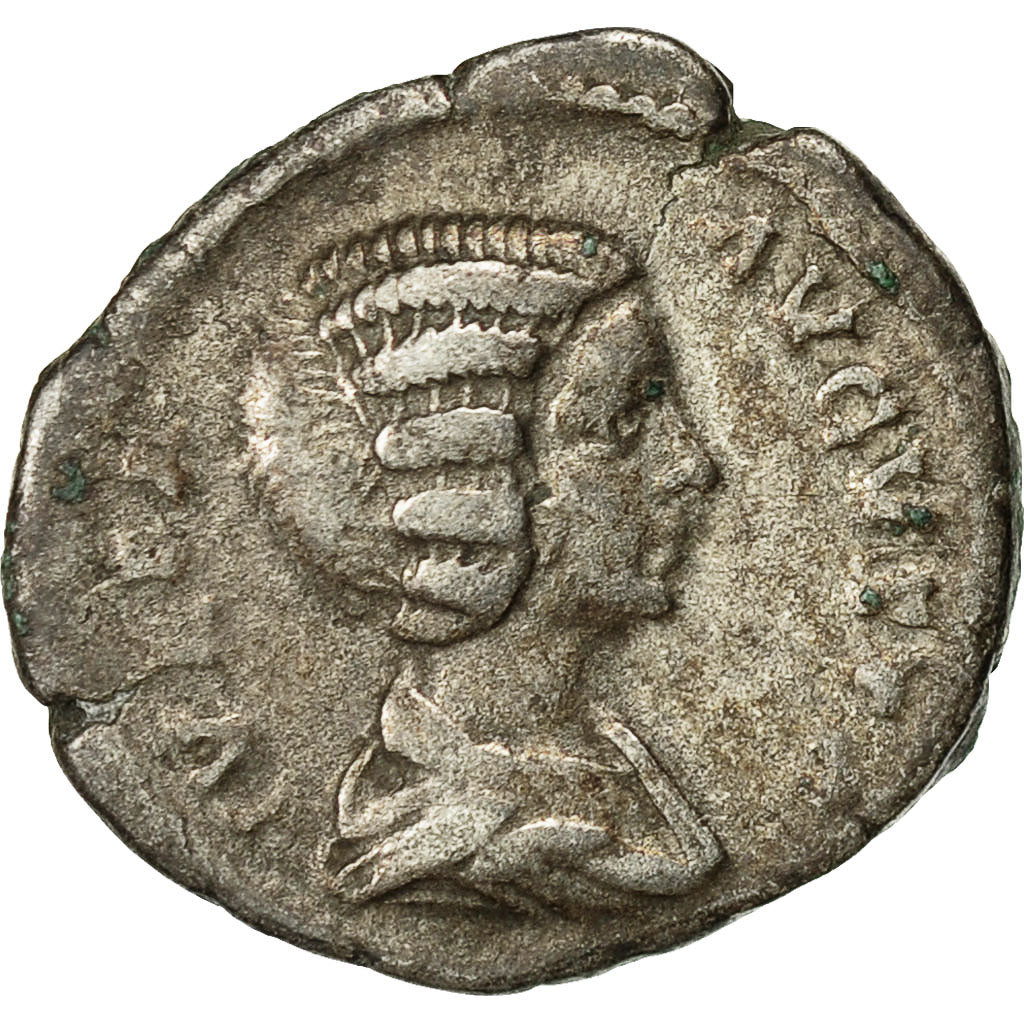 Coin, Julia Domna, Denarius, 196-211, Rome, EF(40-45), Silver, RIC:577