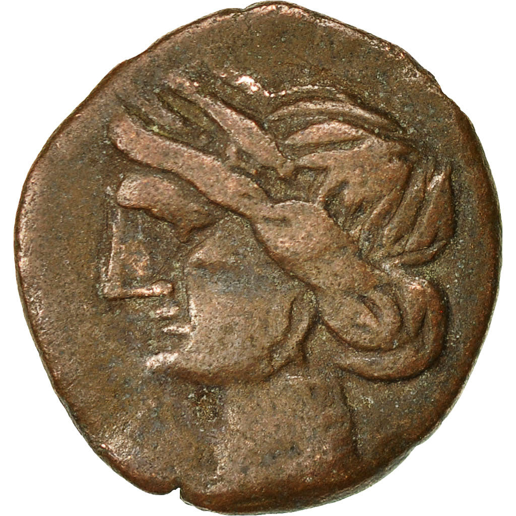 Coin, Carthage, Zeugitane, Shekel, EF(40-45), Bronze, SNG Cop:302-23
