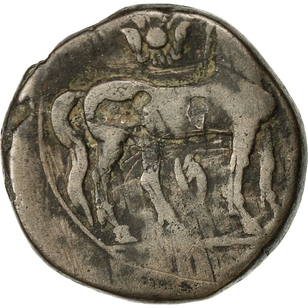 Coin, Carthage, Zeugitane, Shekel, VF(30-35), Bronze, SNG Cop:265
