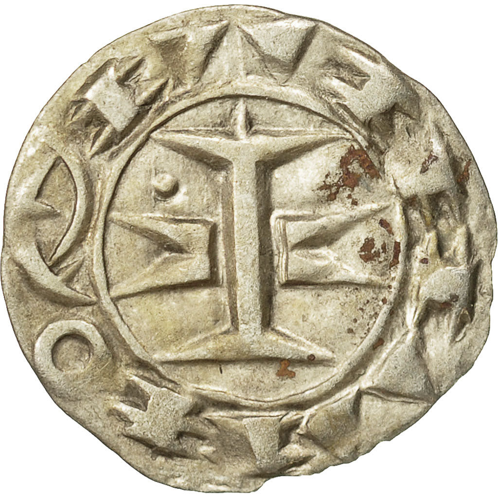 Coin, France, Languedoc, Anonymous, Denarius, AU(50-53), Billon, Boudeau:753