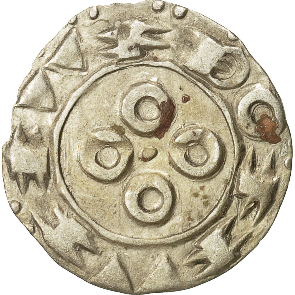 Coin, France, Languedoc, Anonymous, Denarius, AU(50-53), Billon, Boudeau:753