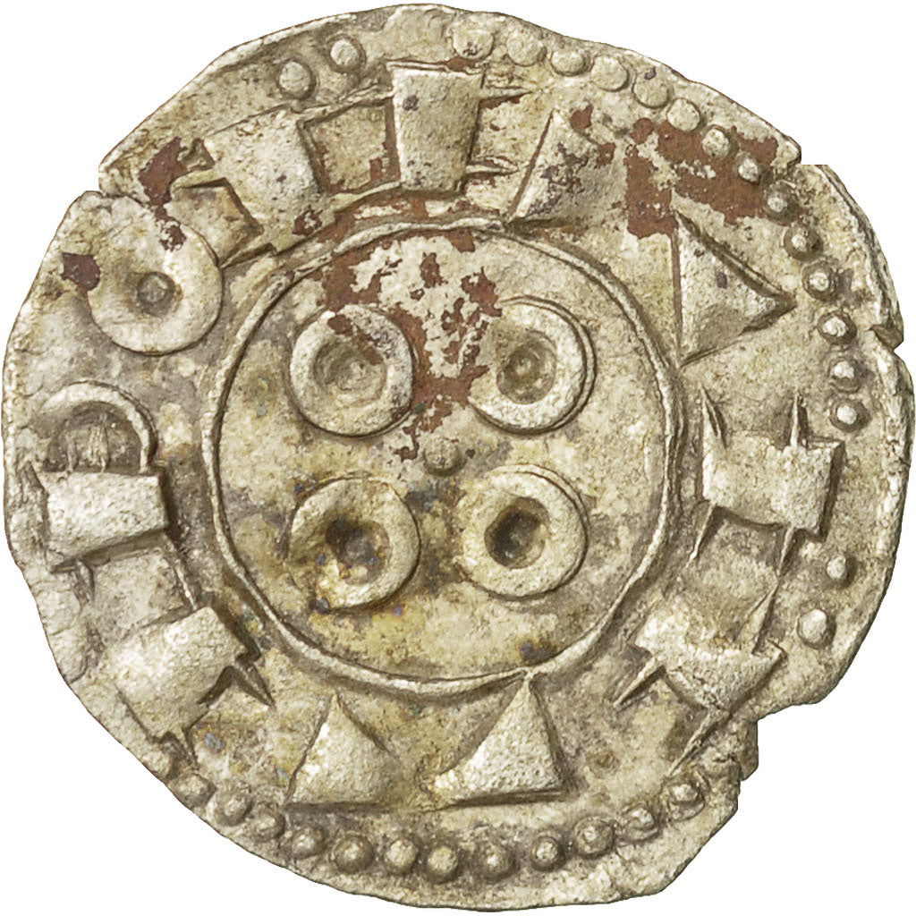 Coin, France, Languedoc, Anonymous, Denarius, AU(55-58), Billon, Boudeau:753