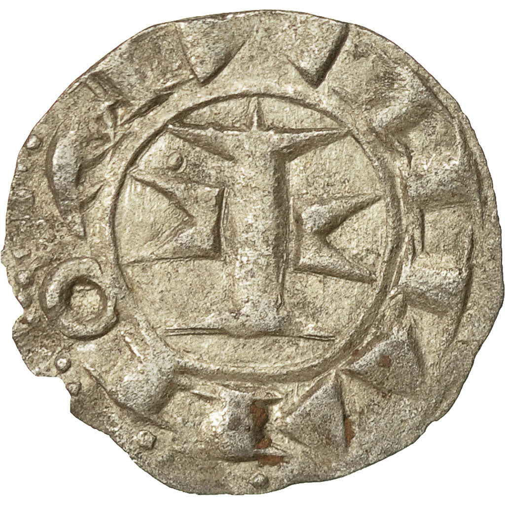 Münze, Frankreich, Languedoc, Anonymous, Denarius, SS+, Billon, Boudeau:753