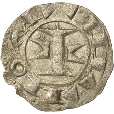 Moneta, Francja, Languedoc, Anonymous, Denarius, AU(50-53), Bilon, Boudeau:753