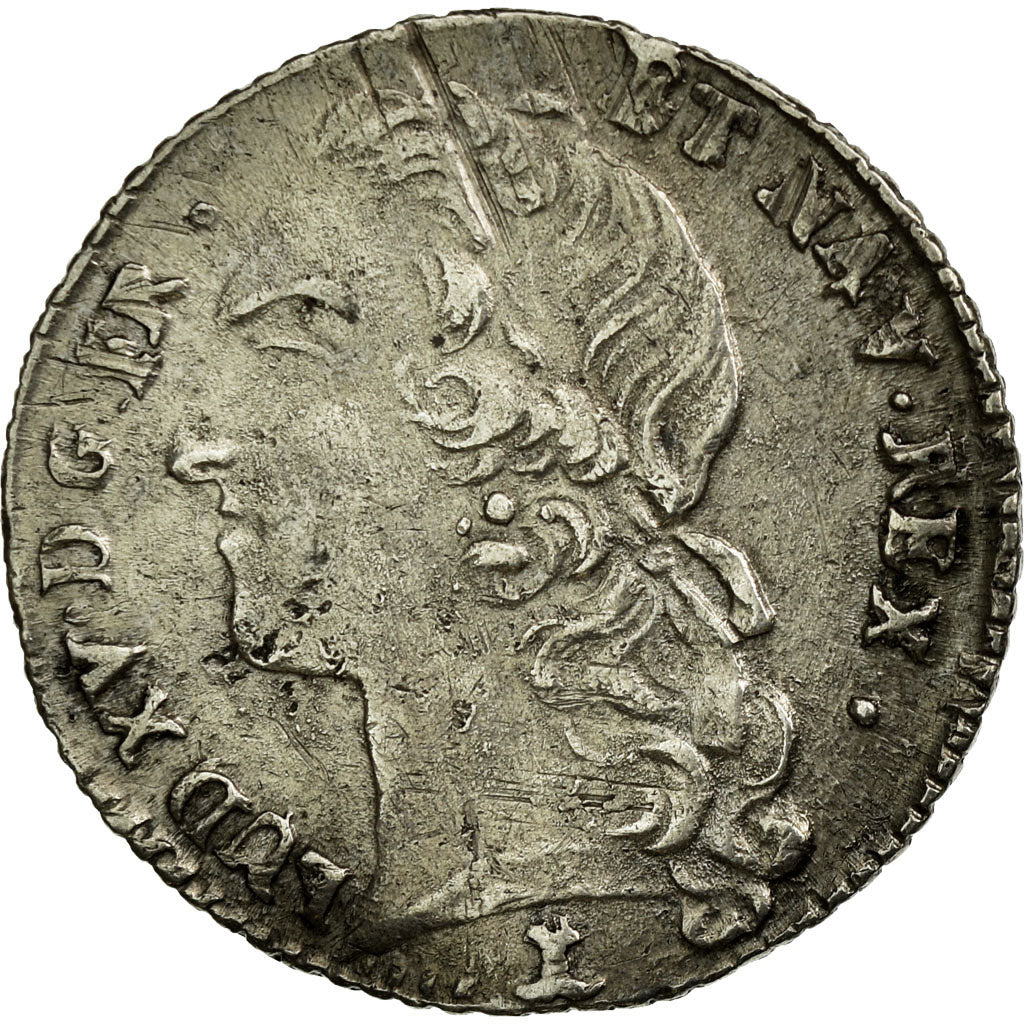 Coin, France, Louis XV, 1/10 Écu au bandeau, 12 Sols, 1/10 ECU, 1764