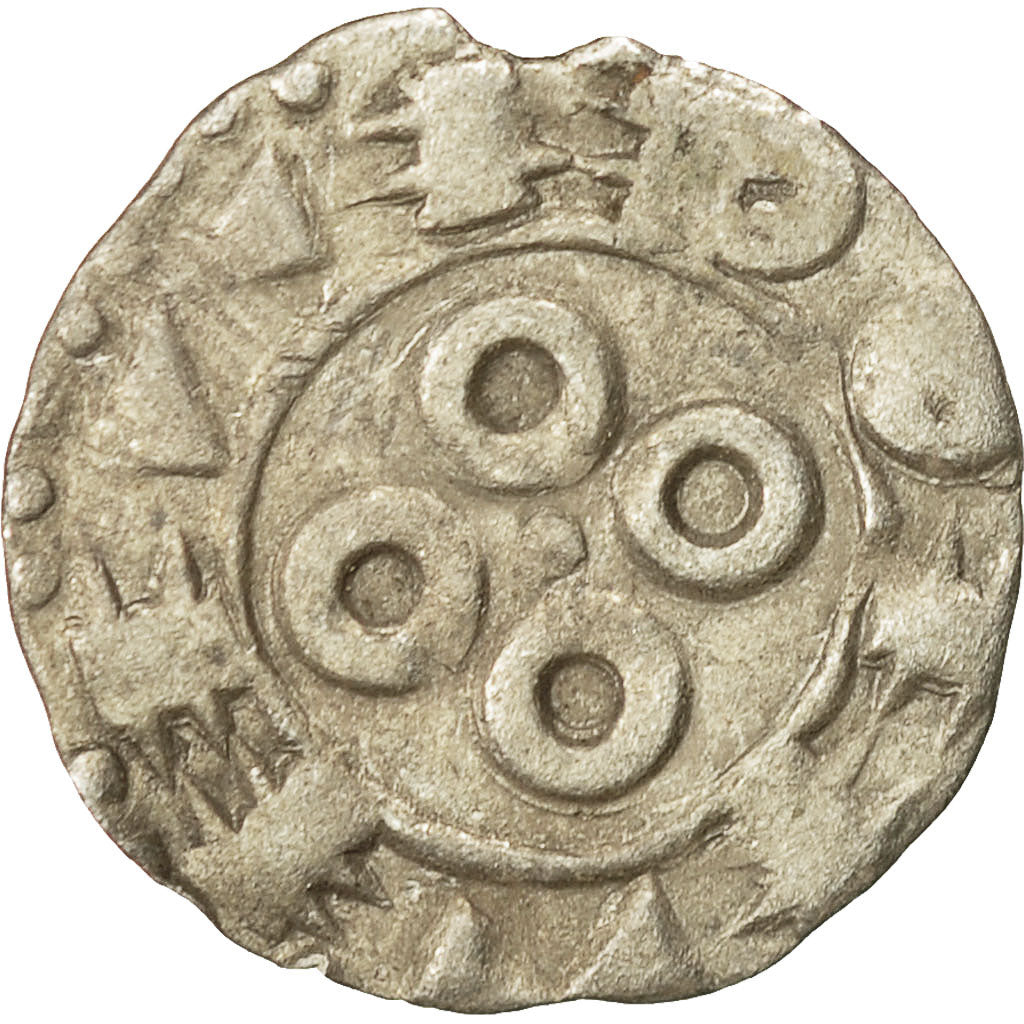 Coin, France, Languedoc, Anonymous, Denarius, EF(40-45), Billon, Boudeau:753