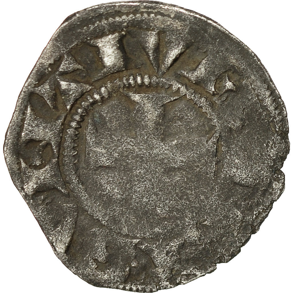Coin, France, Franche-Comté, Anonymous, Denarius, Besançon, VF(20-25), Silver