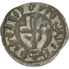 Coin, France, Franche-Comté, Anonymous, Denarius, Besançon, VF(30-35), Silver