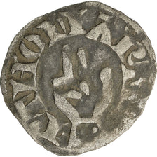 Coin, France, Franche-Comté, Anonymous, Denarius, Besançon, VF(30-35), Silver