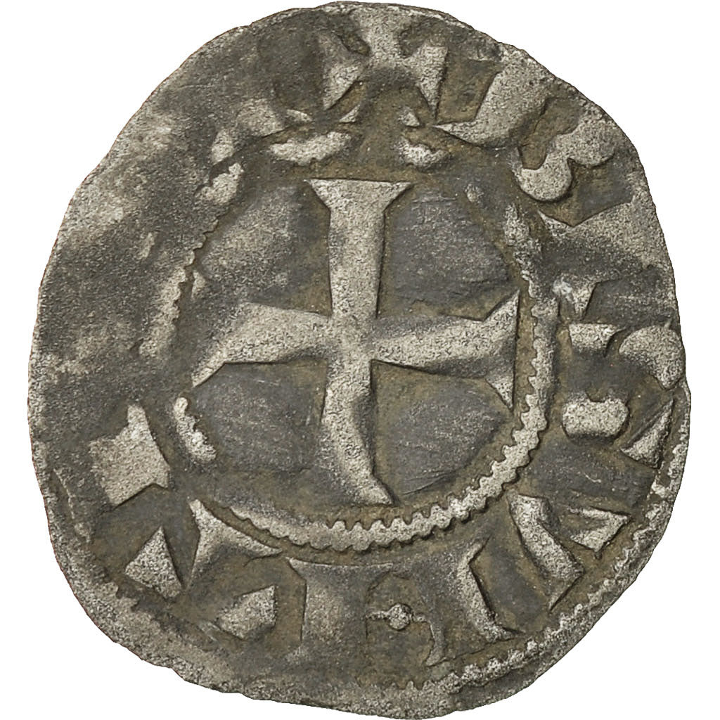 Coin, France, Franche-Comté, Anonymous, Denarius, Besançon, VF(30-35), Silver