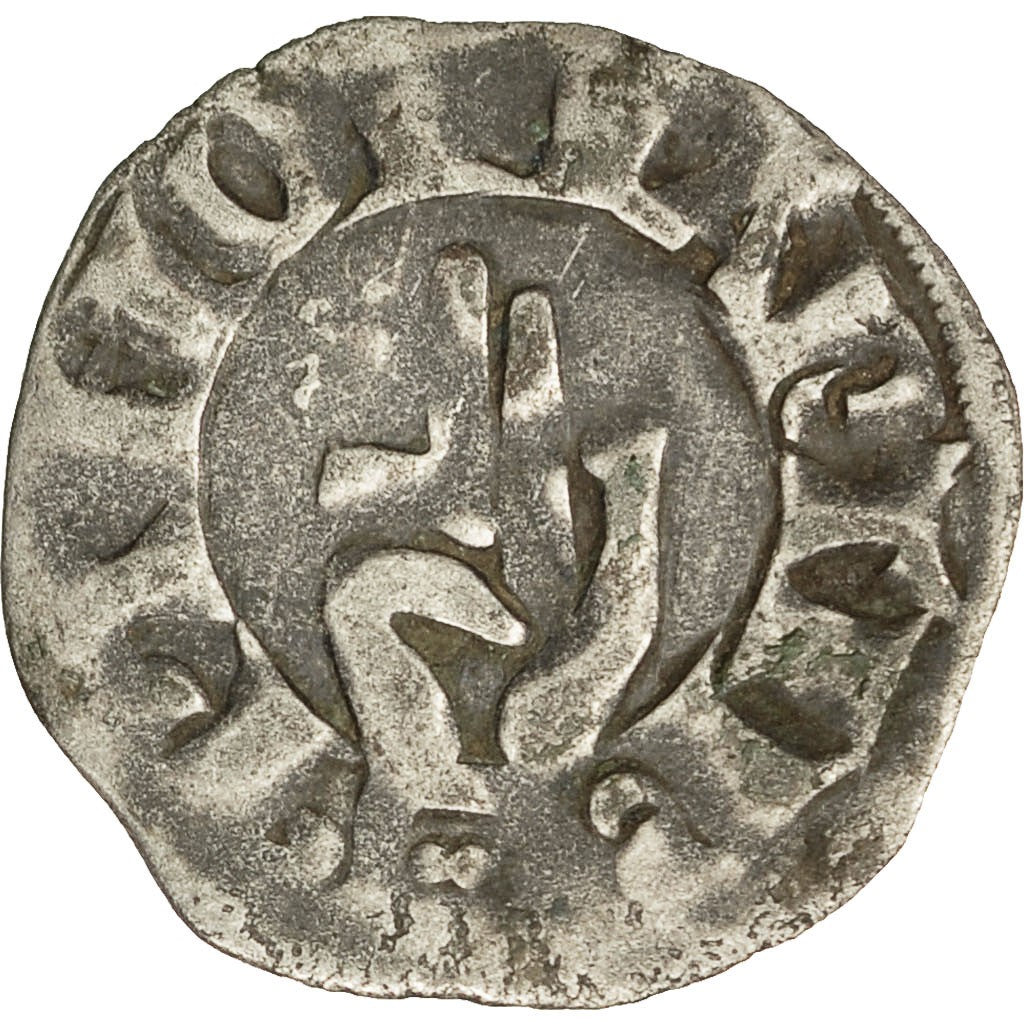 Coin, France, Franche-Comté, Anonymous, Denarius, Besançon, EF(40-45), Silver