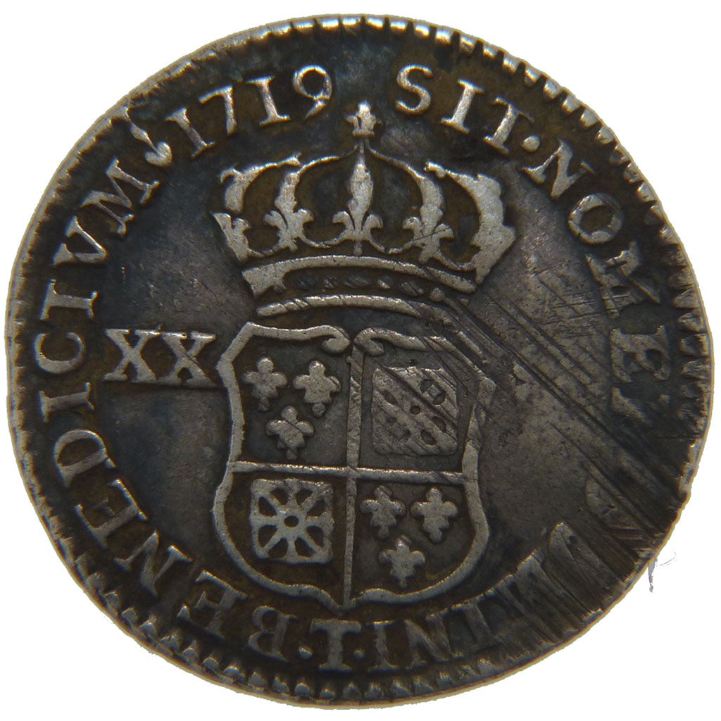 Louis XV, 1/6 Ecu de Navarre