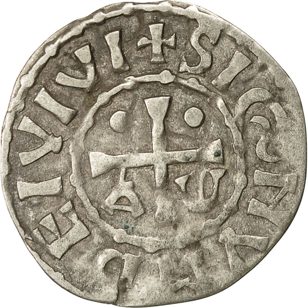 Coin, France, Maine, Denarius, Le Mans, EF(40-45), Billon, Boudeau:171