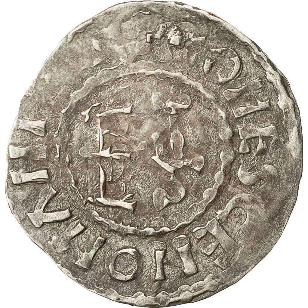 Coin, France, Maine, Denarius, Le Mans, EF(40-45), Billon, Boudeau:171