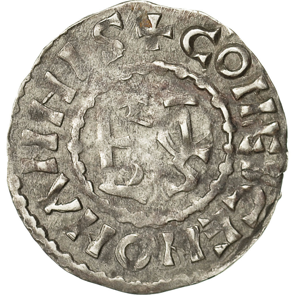 Coin, France, Maine, Denarius, Le Mans, AU(50-53), Billon, Boudeau:171