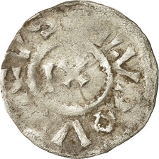 Coin, France, Louis IV, Denarius, Langres, Immobilized type, VF(30-35), Silver