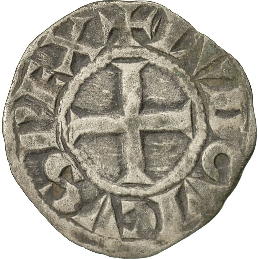 Munten, Frankrijk, Louis IX, Denier Tournois, FR+, Billon, Duplessy:193