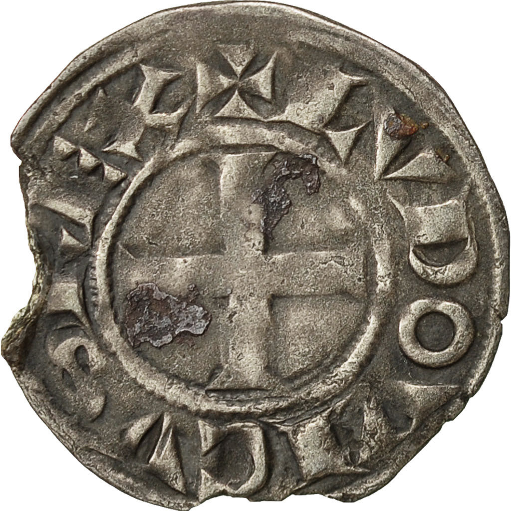Coin, France, Louis VIII, Denier Tournois, EF(40-45), Billon, Duplessy:188
