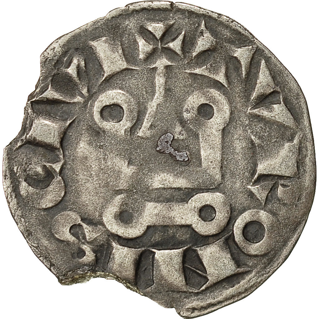Coin, France, Louis VIII, Denier Tournois, EF(40-45), Billon, Duplessy:188
