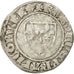 Coin, France, Charles VI, Blanc Guénar, Uncertain Mint, VF(30-35), Billon