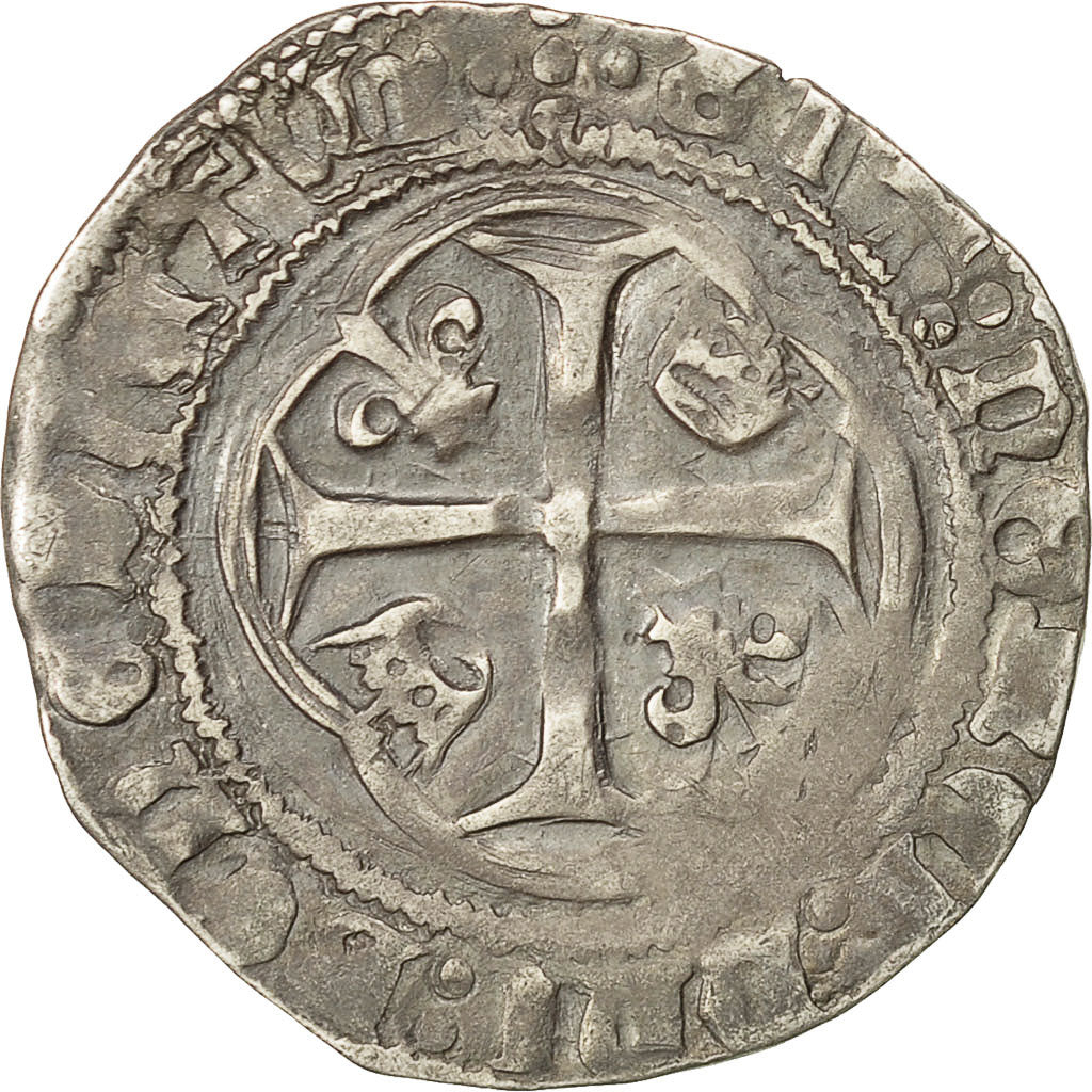 Coin, France, François Ier, Grand blanc à la couronne, Marseille, EF(40-45)