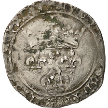Coin, France, Louis XI, Gros de Roi, Montpellier, EF(40-45), Billon