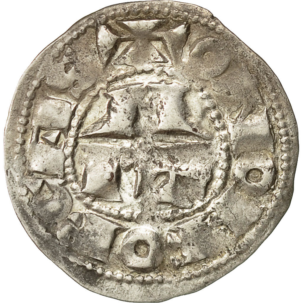 Coin, France, Béarn, Les Centulles, Denarius, Morlaas, EF(40-45), Silver