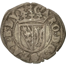Moneda, Francia, LORRAINE, Charles III, Double Denier, Nancy, MBC, Vellón