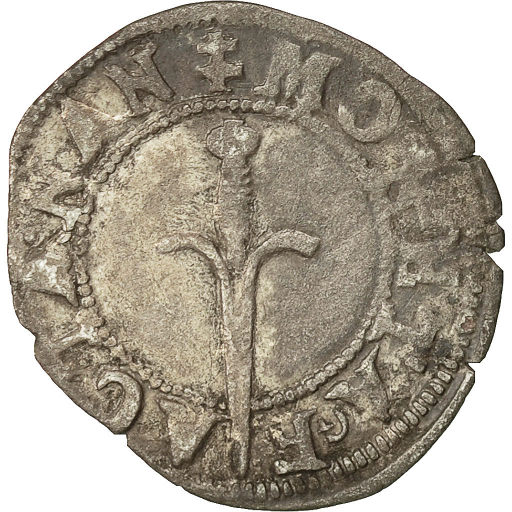 Moneda, Francia, LORRAINE, Charles III, Double Denier, Nancy, MBC, Vellón