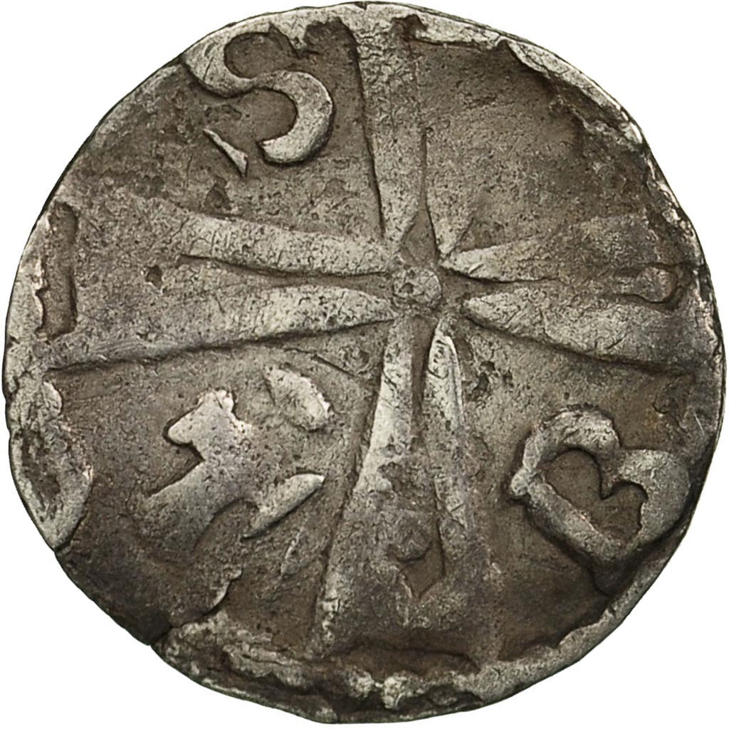 Coin, Belgium, BRABANT, Alix de Bourgogne, Denarius, Louvain, VF(20-25), Silver