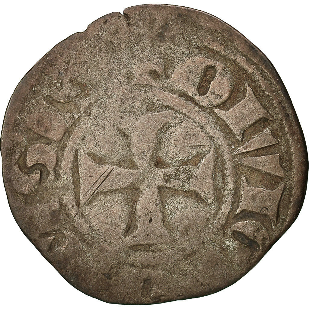 Monnaie, France, Bourgogne, Robert II, Denier, Dijon, TB, Billon, Boudeau:1210