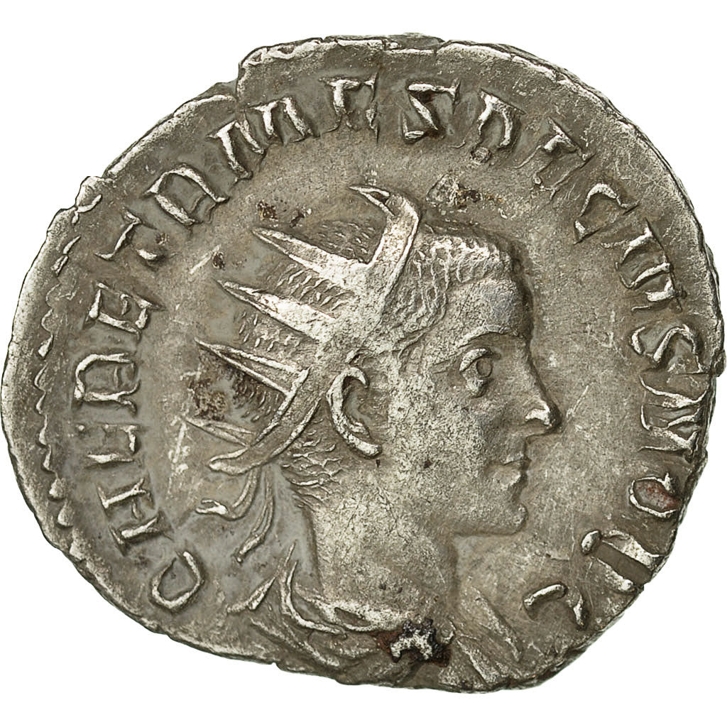 Coin, Herennius Etruscus, Antoninianus, 250-251, Rome, AU(50-53), Billon