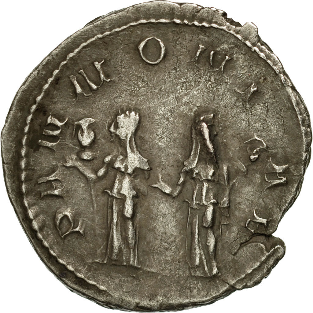 Coin, Trajan Decius, Antoninianus, 249-251, Rome, EF(40-45), Billon, RIC:21b