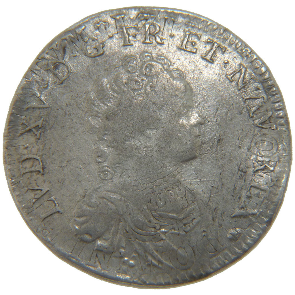 Louis XV, 1/4 Ecu Vertugadin