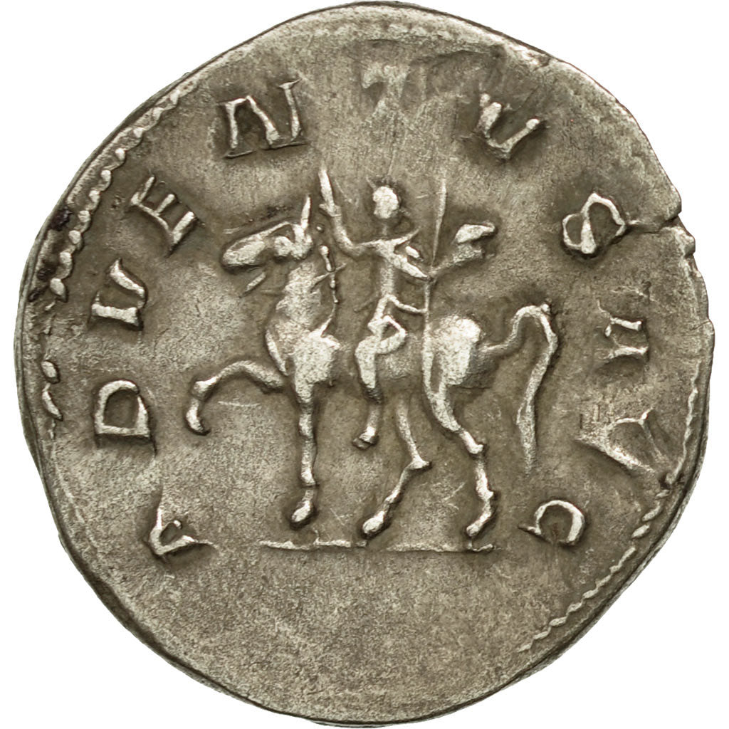 Moneda, Trajan Decius, Antoninianus, 249-250, Rome, MBC, Vellón, RIC:11b